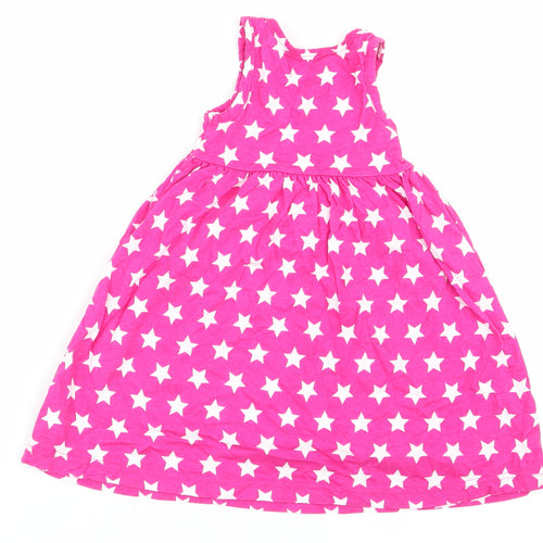 Young Dimension Girls Pink Geometric  Fit & Flare  Size 18-24 Months