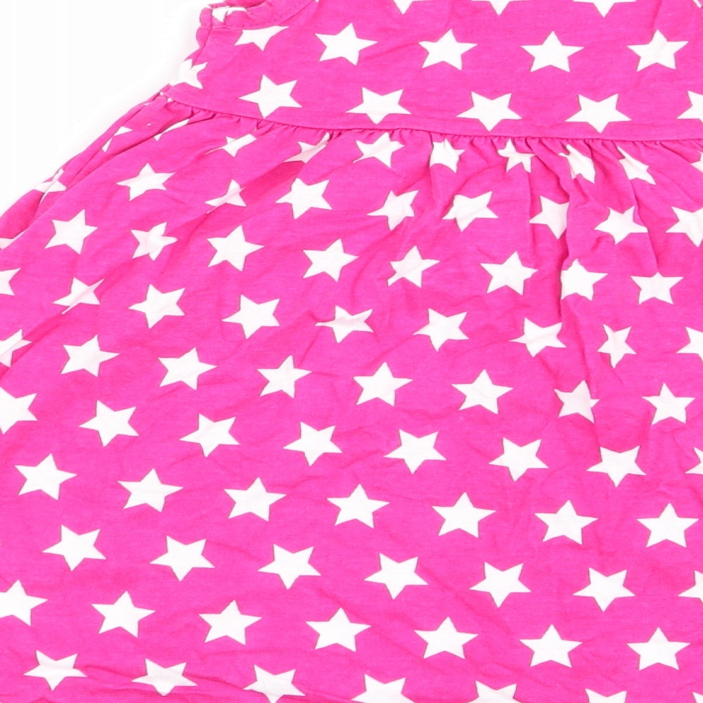 Young Dimension Girls Pink Geometric  Fit & Flare  Size 18-24 Months