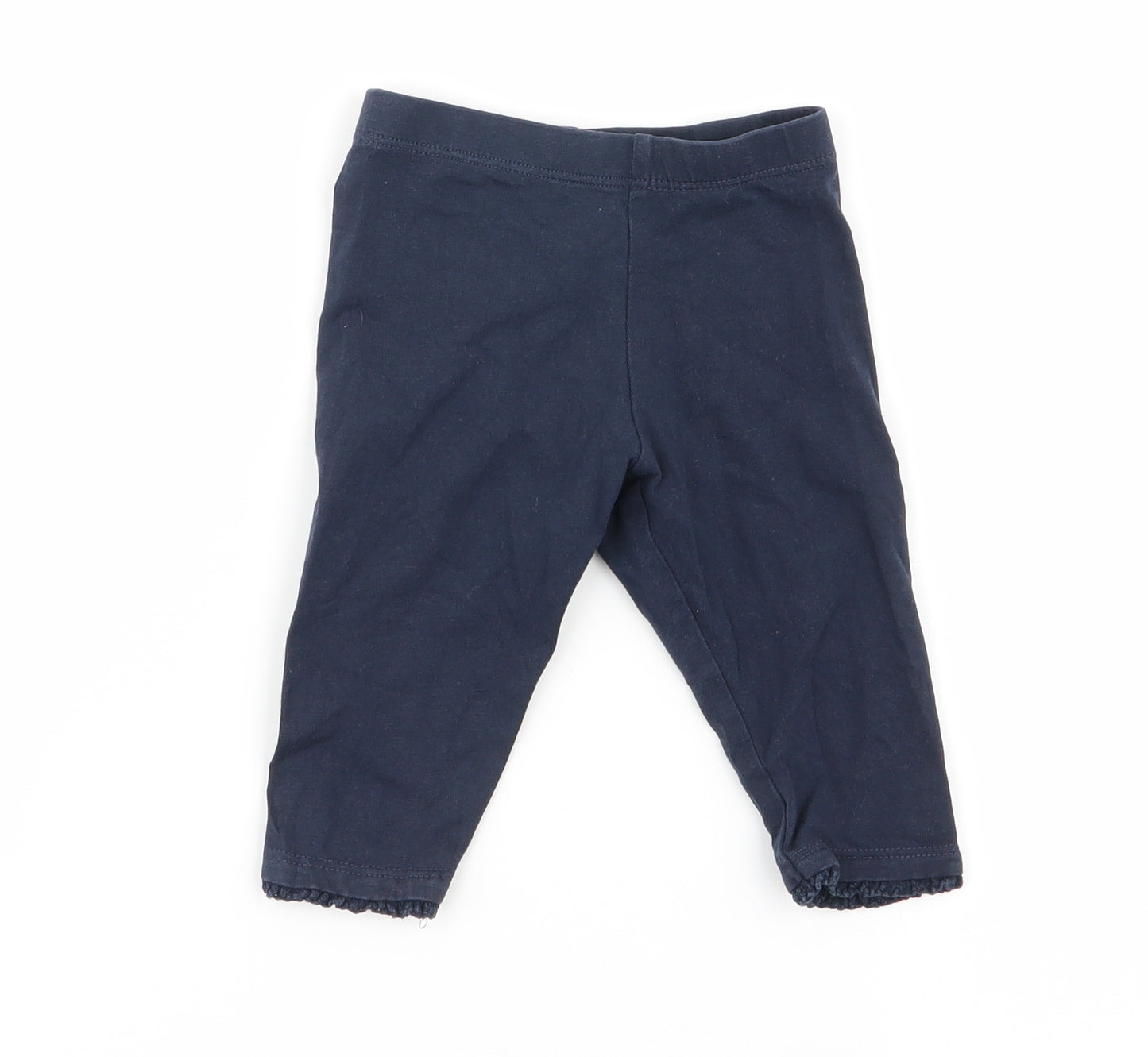 NEXT Girls Blue   Jogger Trousers Size 3-6 Months  - leggings