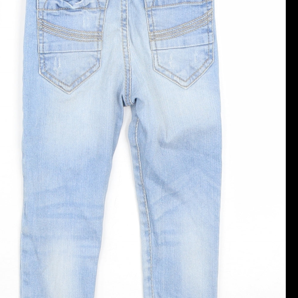 Nutmeg Boys Blue  Denim Capri Jeans Size 12-18 Months