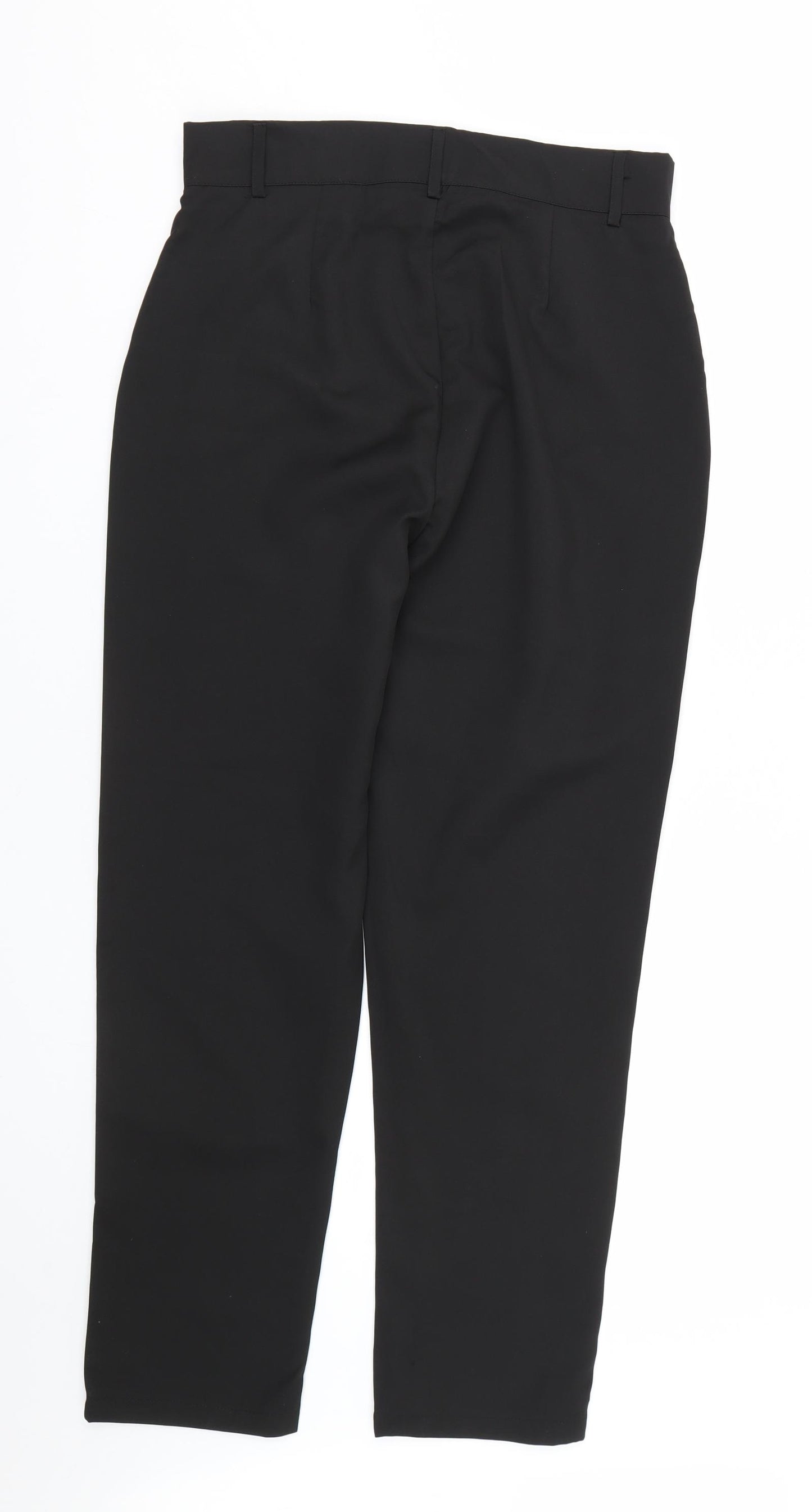 Preworn Womens Black   Trousers  Size 30 L28 in