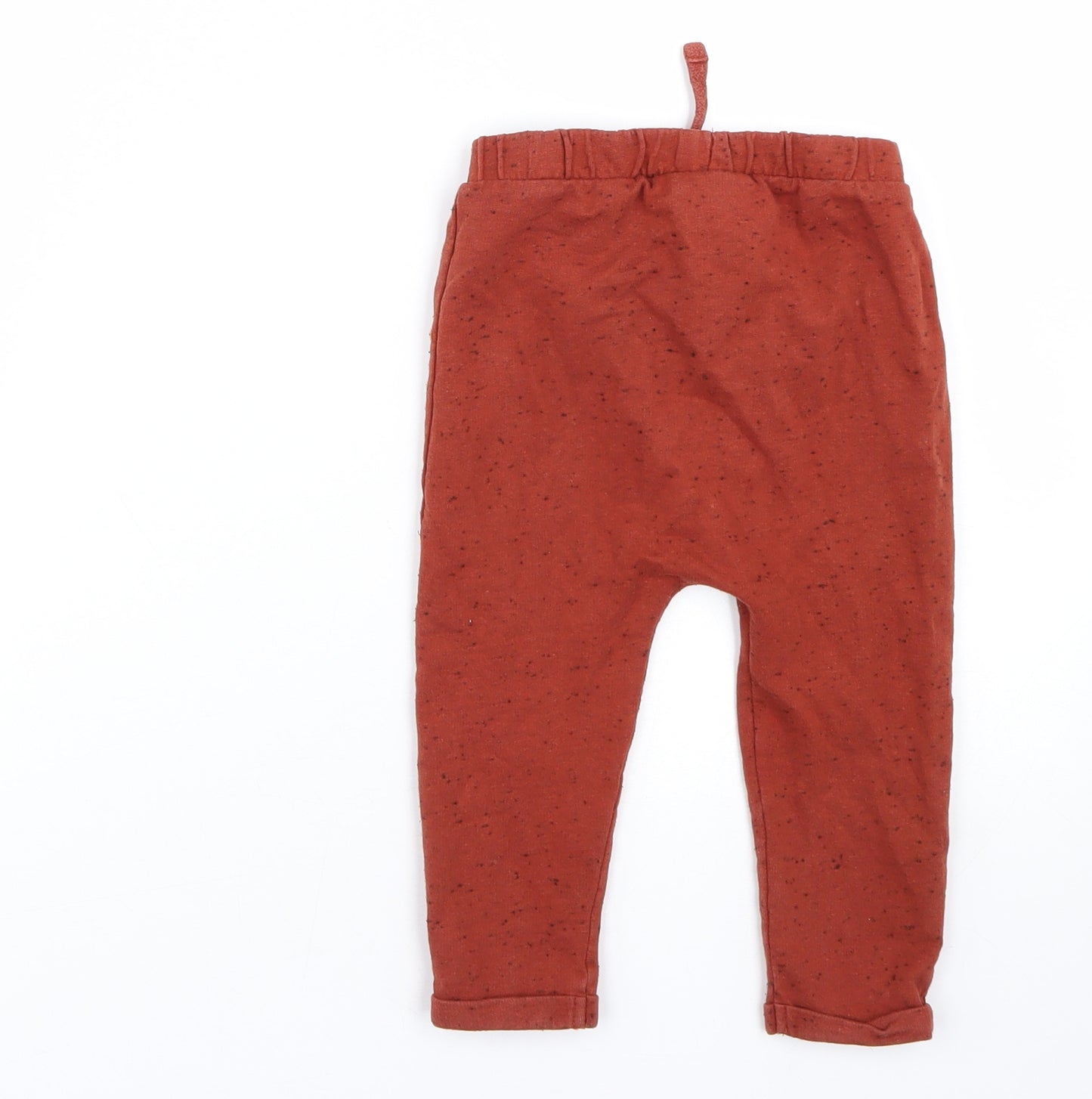 TU Boys Orange Polka Dot  Sweatpants Trousers Size 12-18 Months