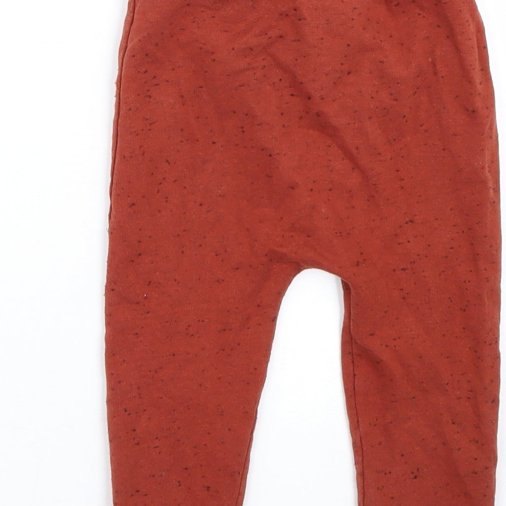 TU Boys Orange Polka Dot  Sweatpants Trousers Size 12-18 Months