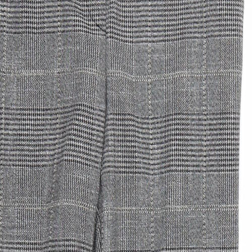 Preworn Womens Grey Check  Capri Trousers Size 30 L26 in