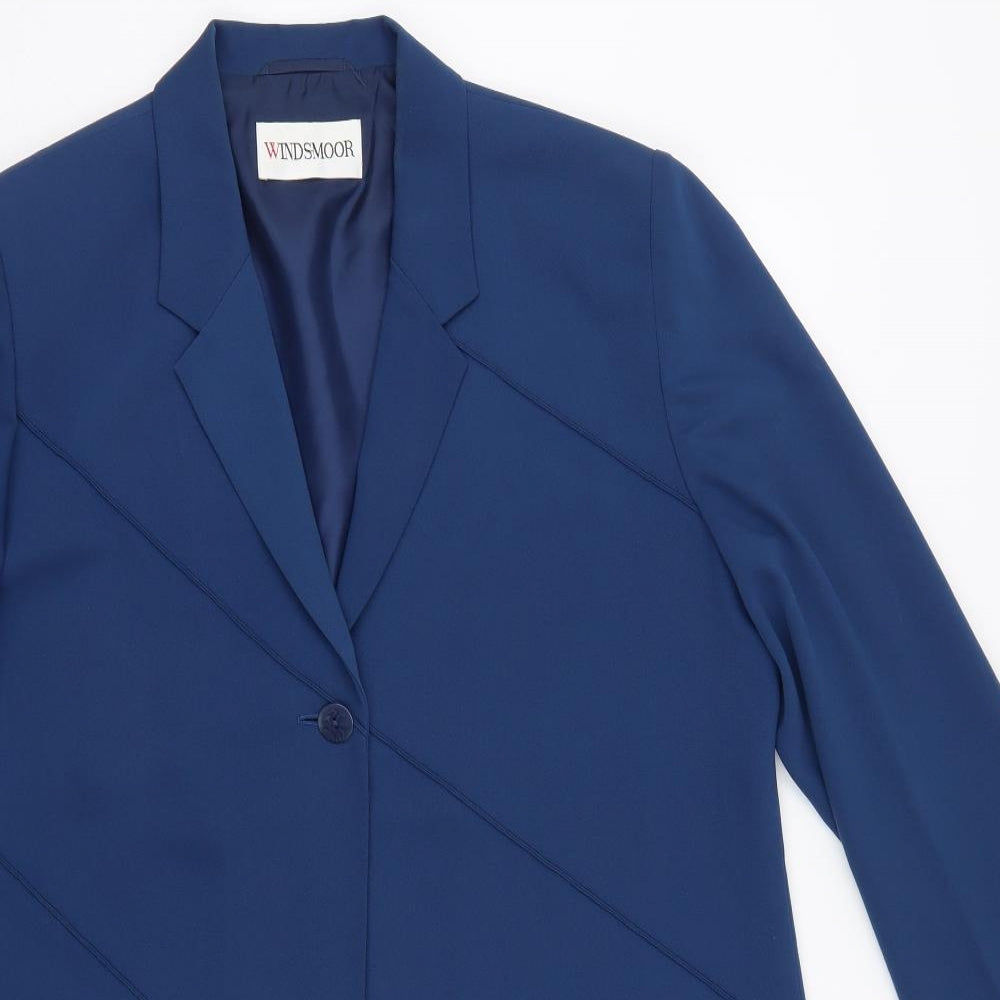 Windsmoor Womens Blue   Jacket Blazer Size L