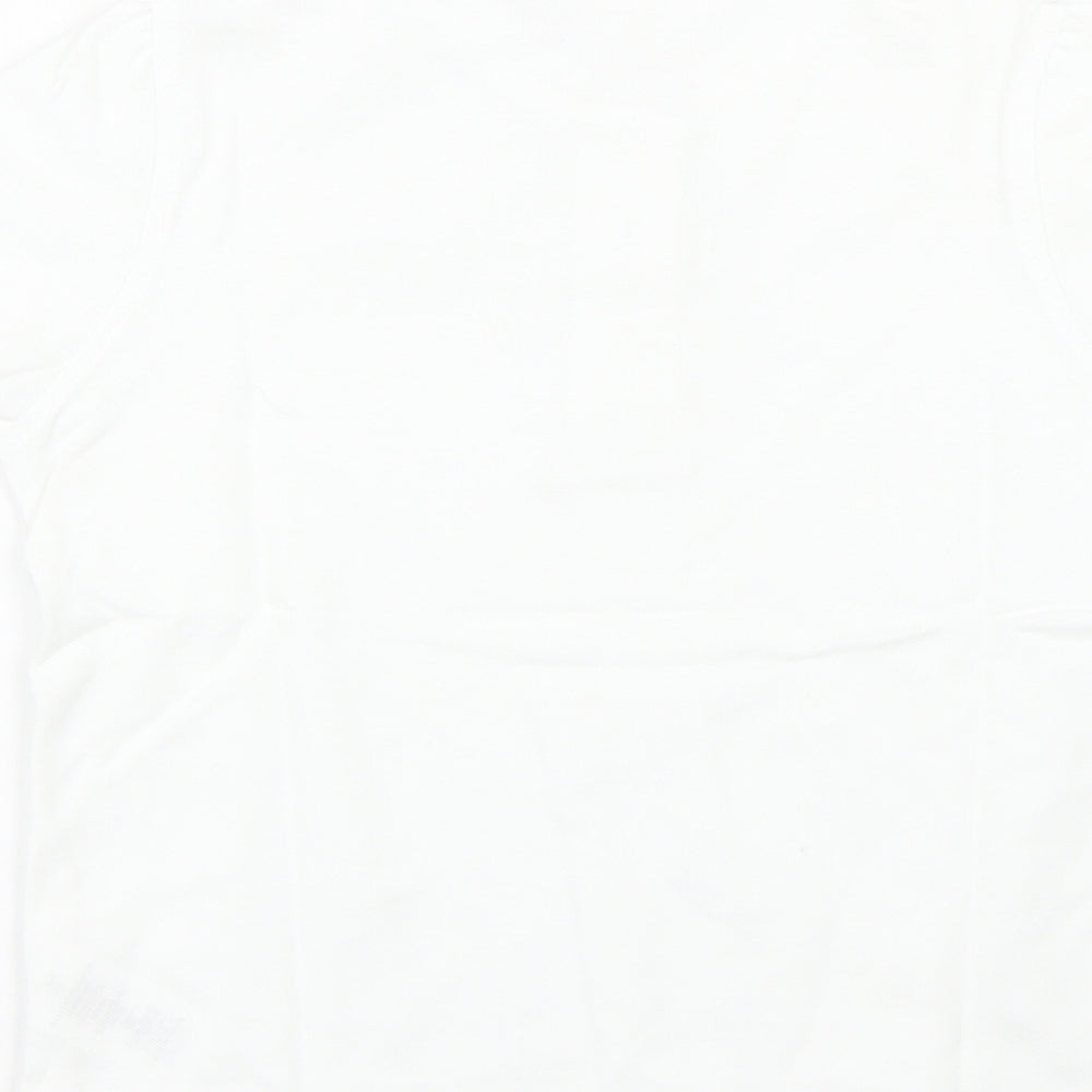 George Girls White   Basic Polo Size 6-7 Years  - PE kit