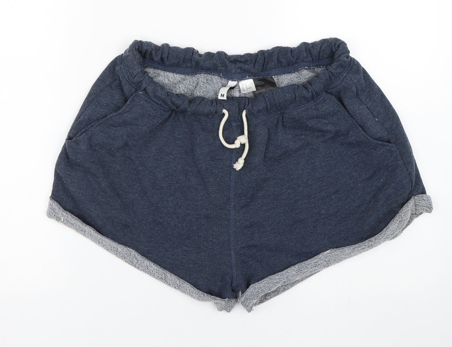 H&M Womens Blue   Sweat Shorts Size M
