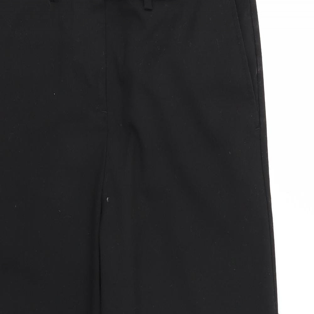 NEXT Womens Black   Cropped Trousers Size 8 L21 in