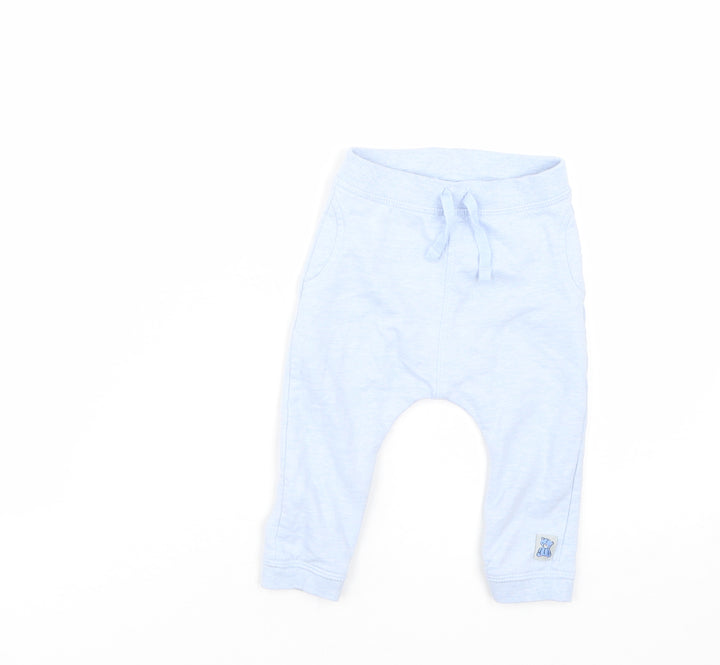 Nutmeg Girls Blue   Sweatpants Trousers Size 6-9 Months