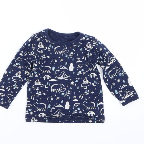 George Girls Blue   Cami Pyjama Top Size 9-12 Months
