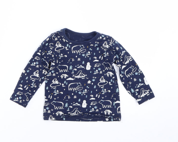 George Girls Blue Cami Pyjama Top Size 9-12 Months