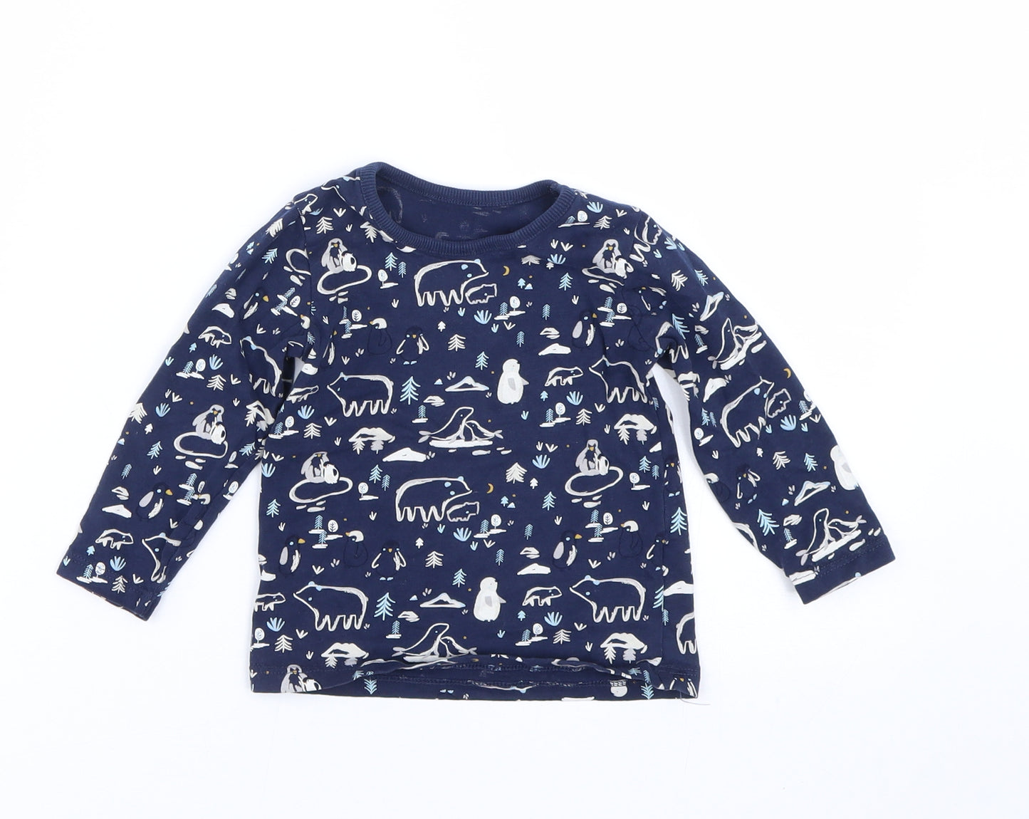 George Girls Blue   Cami Pyjama Top Size 9-12 Months