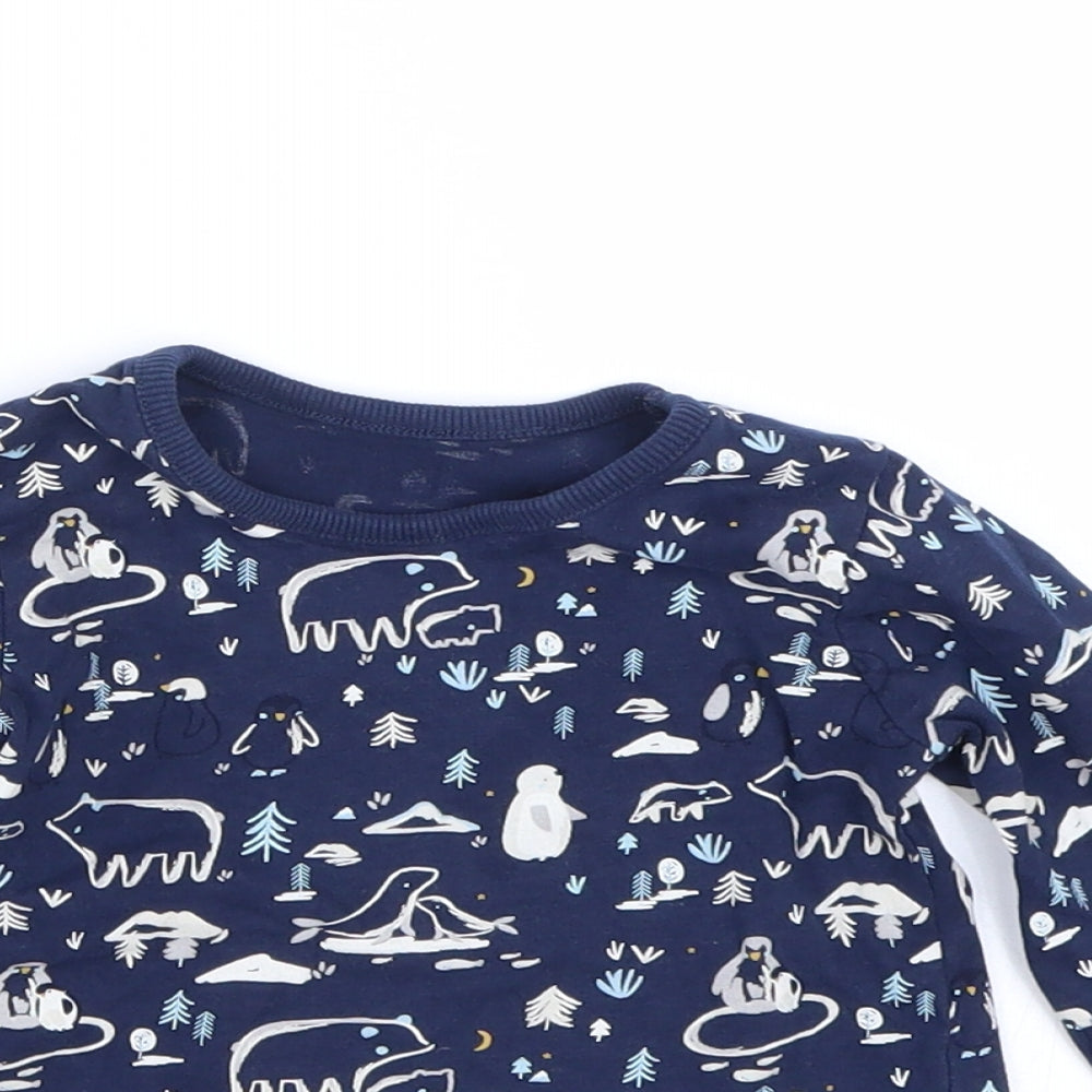 George Girls Blue   Cami Pyjama Top Size 9-12 Months
