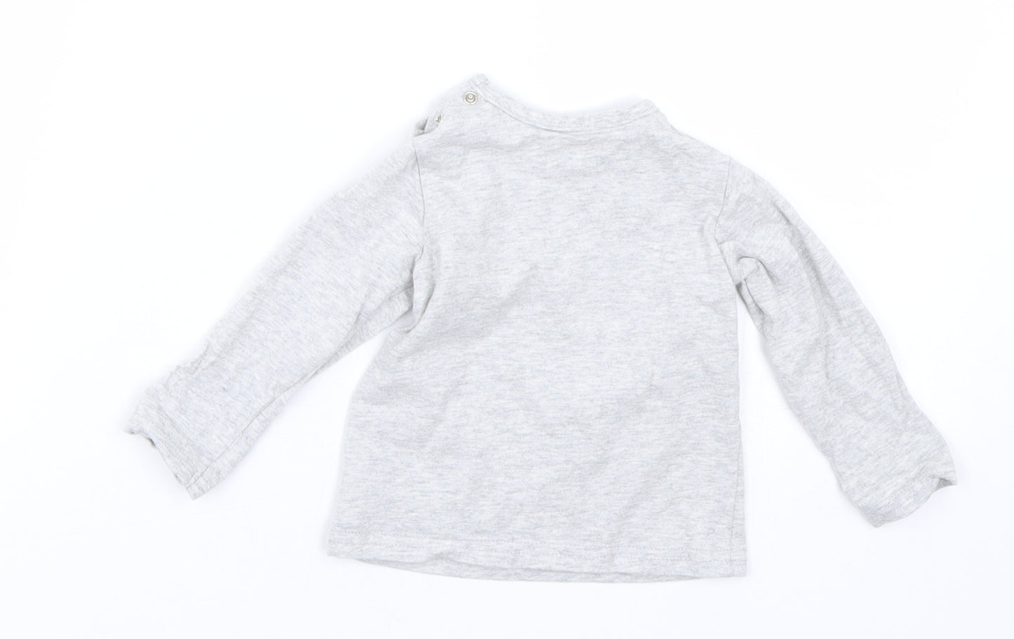 TU Boys Grey   Basic T-Shirt Size 6-9 Months