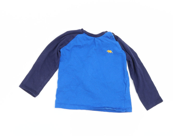 F&F Boys Blue   Capri Pyjama Top Size 9-12 Months