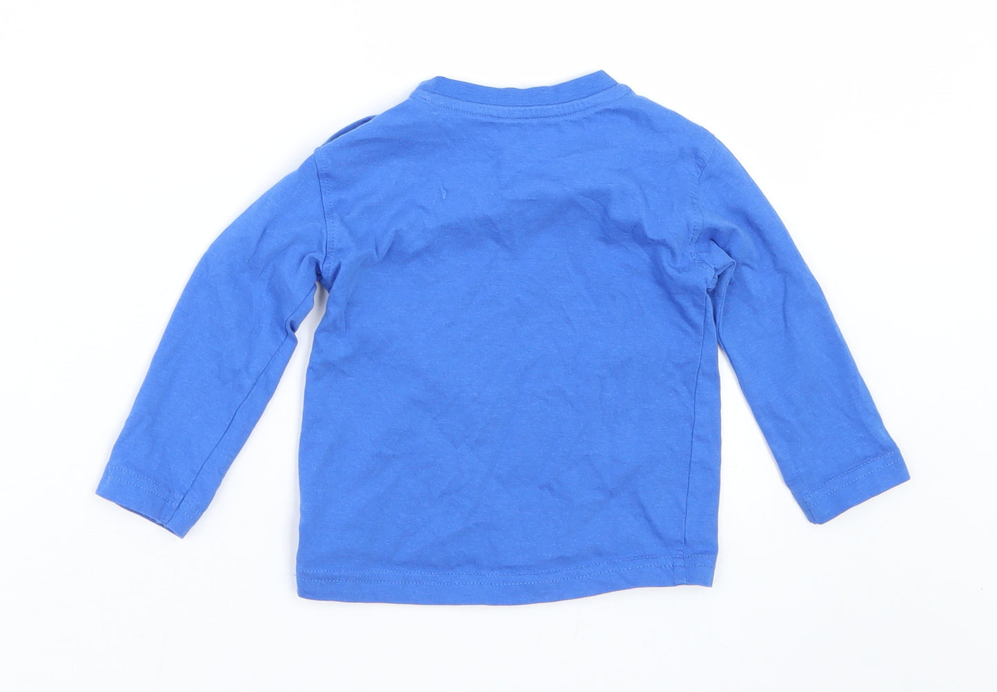 Mothercare Baby Blue   Basic T-Shirt Size 9-12 Months