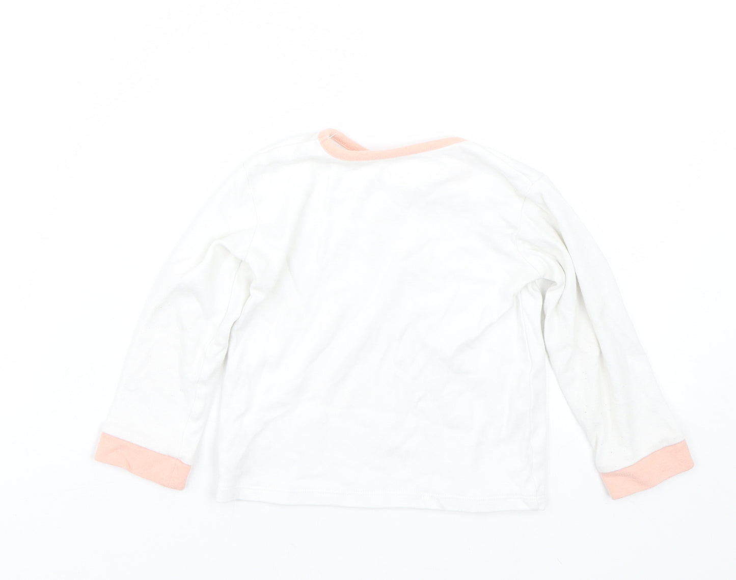 George Girls White   Cami Pyjama Top Size 18-24 Months  - Lion king