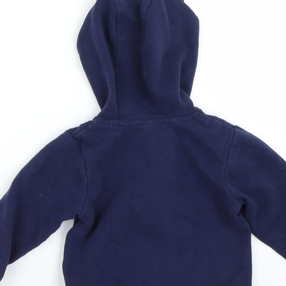 George Girls Blue   Full Zip Jumper Size 9-12 Months