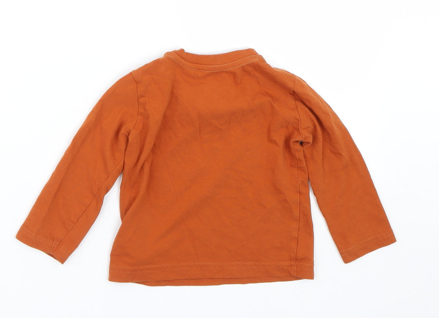 Mothercare Boys Brown   Basic T-Shirt Size 9-12 Months