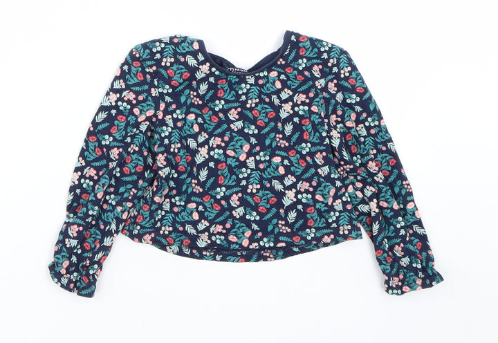 Primark Girls Multicoloured Floral Basic T-Shirt Size 36 Months