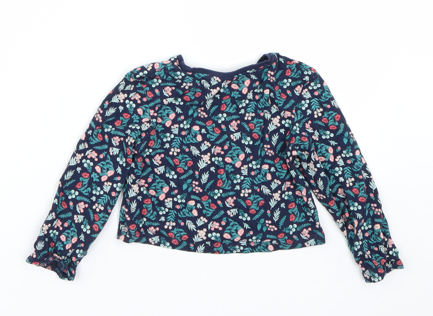 Primark Girls Multicoloured Floral  Basic T-Shirt Size 36 Months