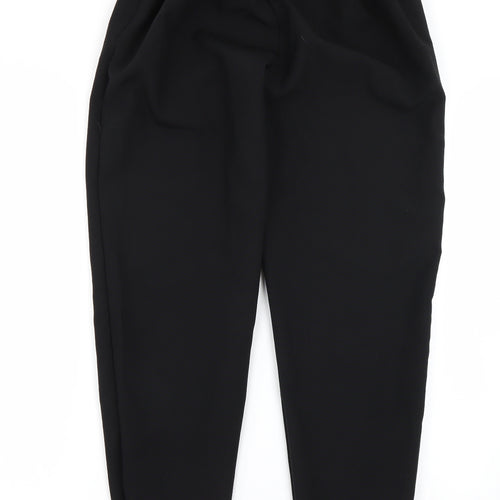 Preworn Womens Black   Trousers  Size 16 L27 in