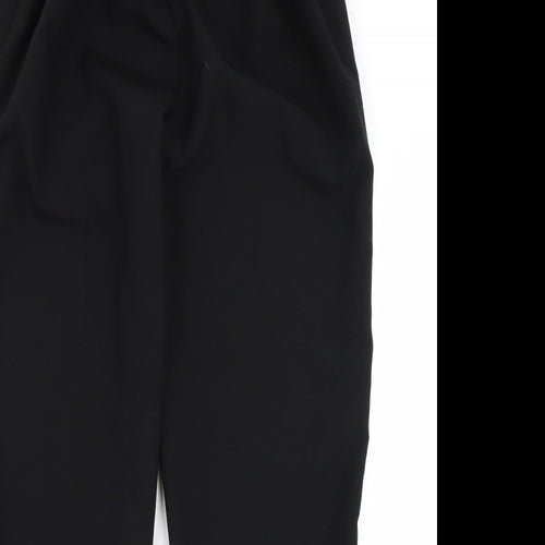 Preworn Womens Black   Trousers  Size 16 L27 in