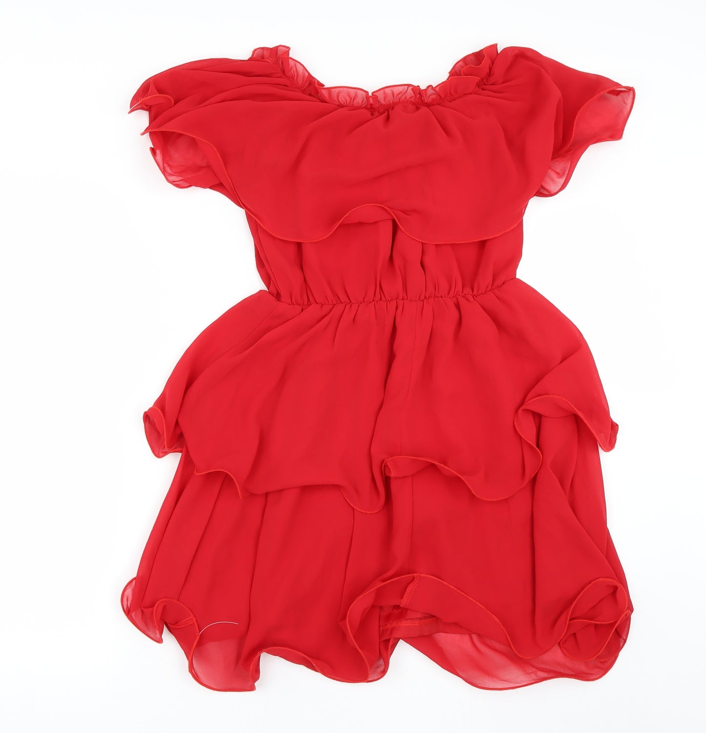 PRETTYLITTLETHING Womens Red   A-Line  Size 10