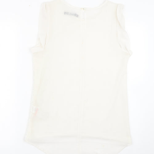 esoterica Womens White   Basic Tank Size 16