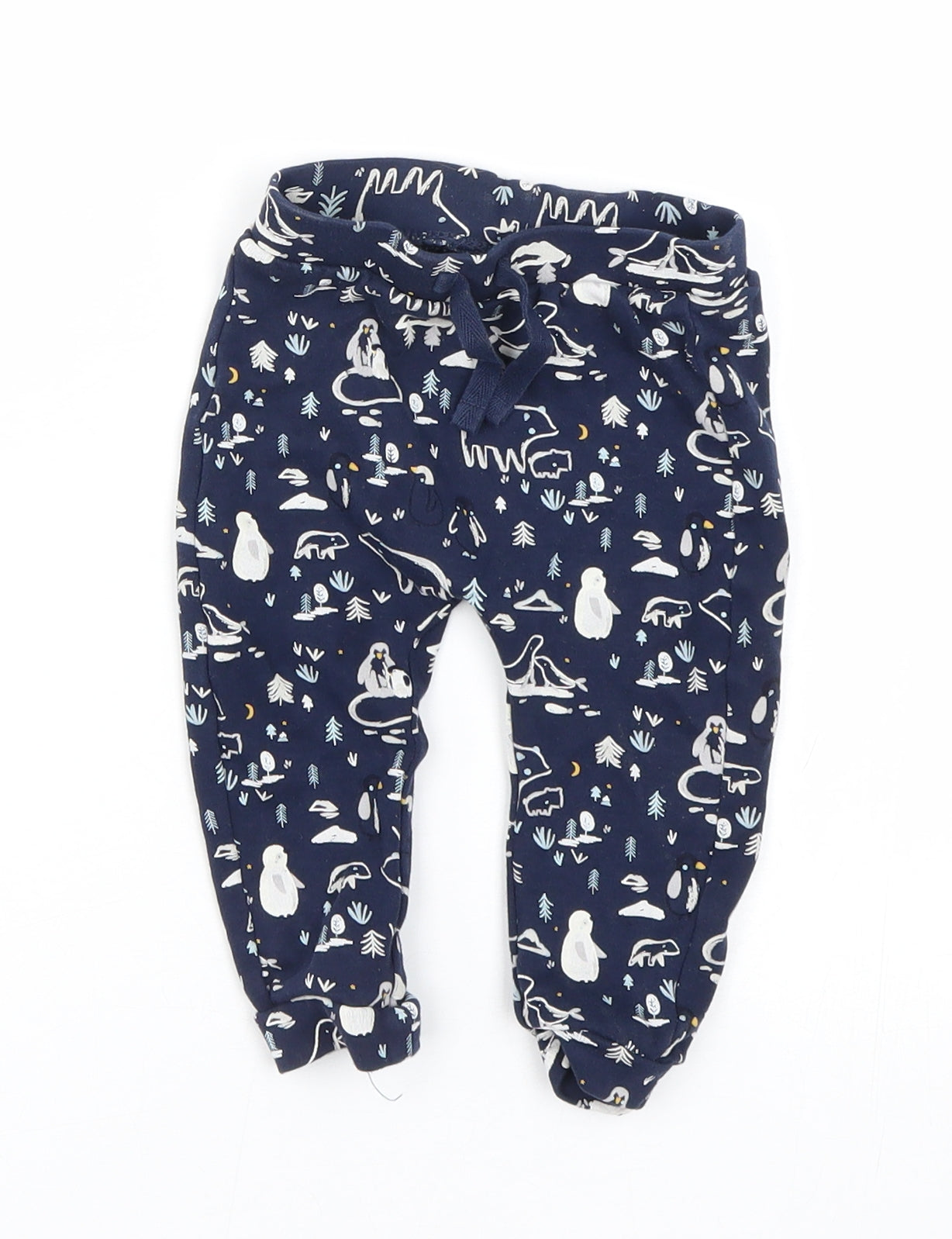 George Boys Blue   Capri Trousers Size 9-12 Months  - Christmas