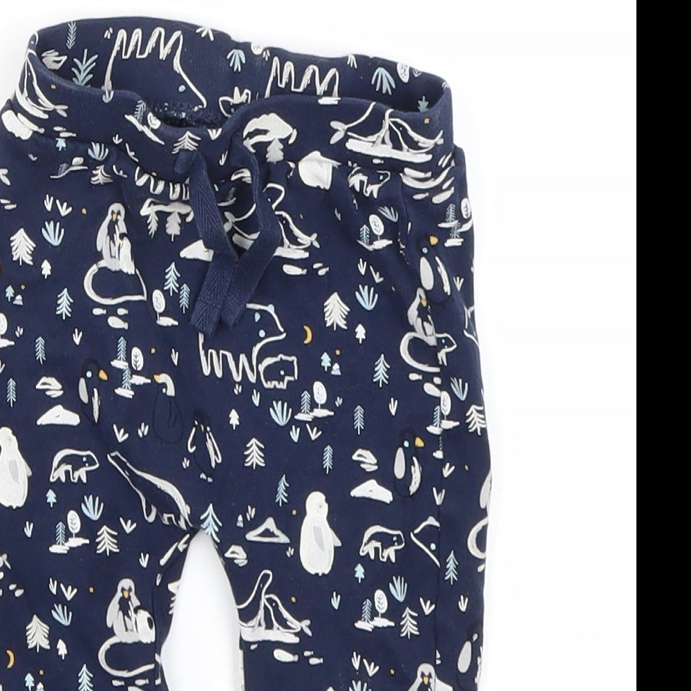George Boys Blue   Capri Trousers Size 9-12 Months  - Christmas