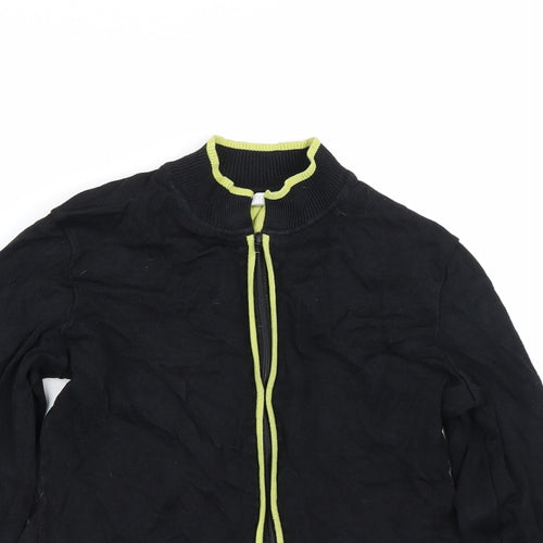 Tess Womens Black   Full Zip Sweatshirt Size M