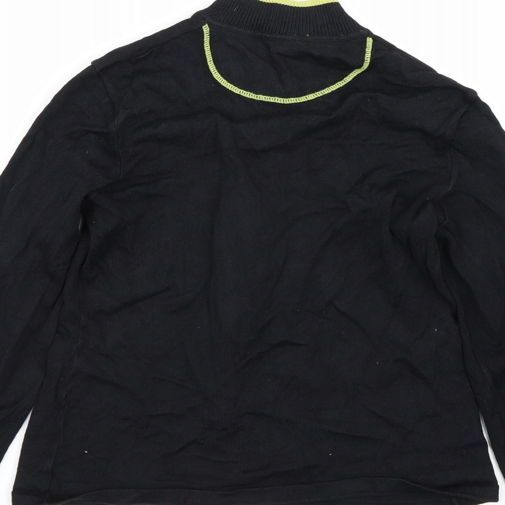 Tess Womens Black   Full Zip Sweatshirt Size M