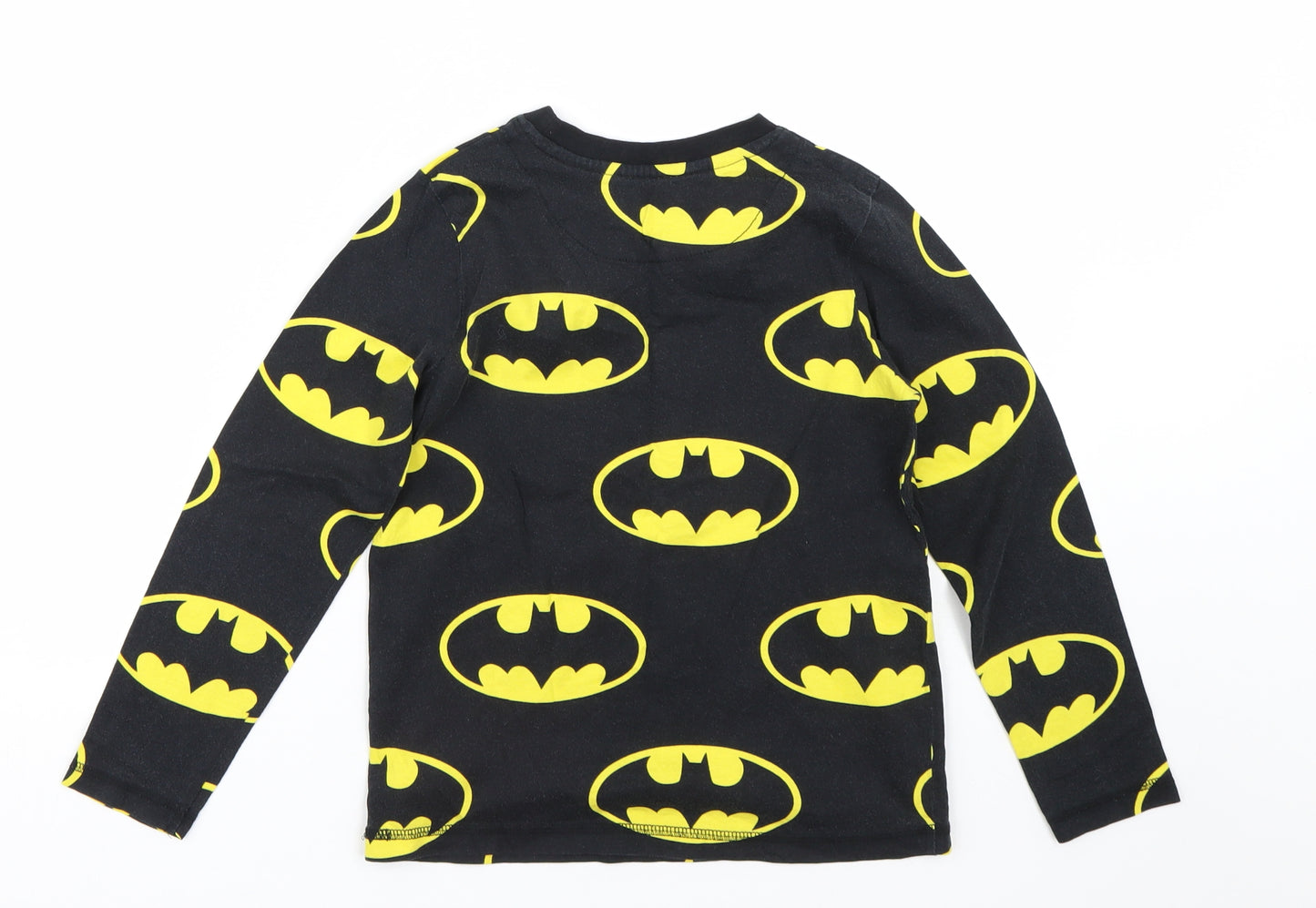 Batman Boys Black Animal Print   Pyjama Top Size 8-9 Years  - Batman