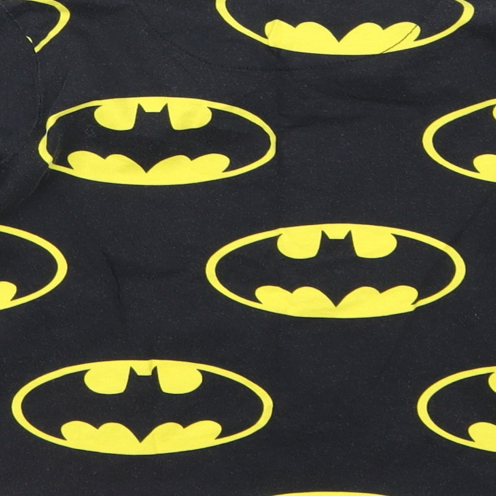 Batman Boys Black Animal Print   Pyjama Top Size 8-9 Years  - Batman