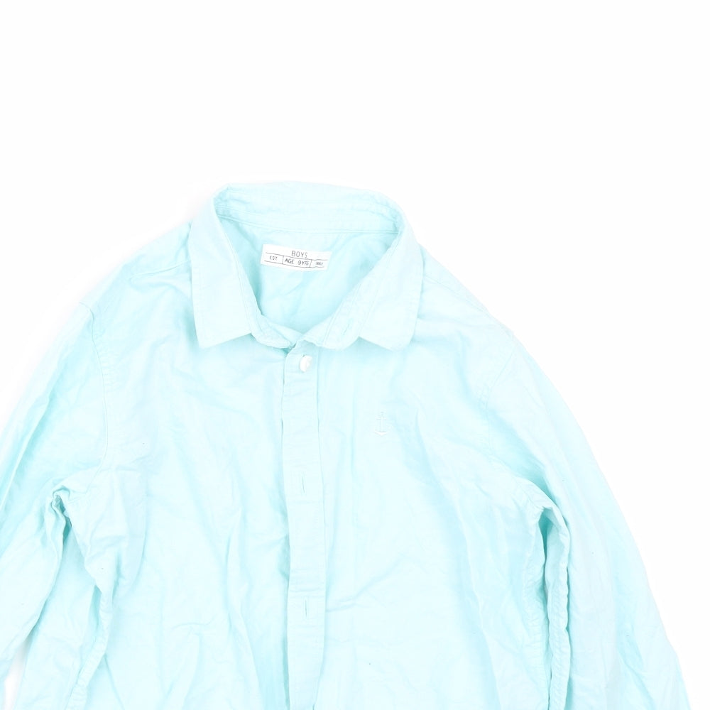 Matalan Boys Blue   Basic Button-Up Size 9 Years