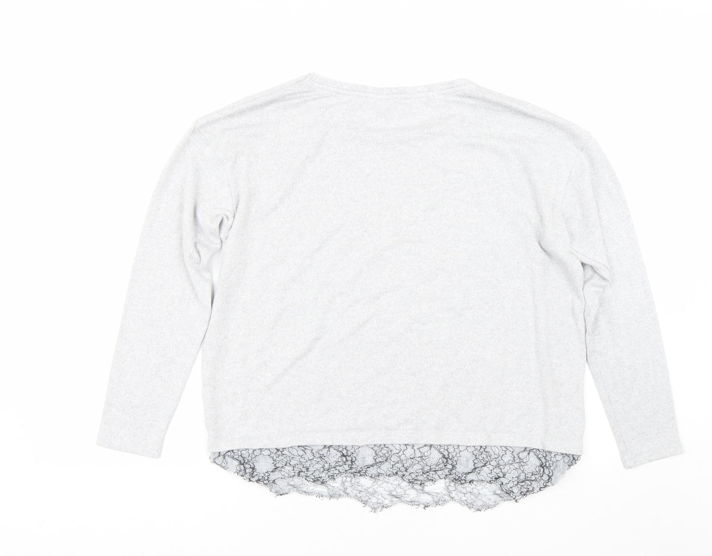 F&F Womens Grey   Pullover Jumper Size 12