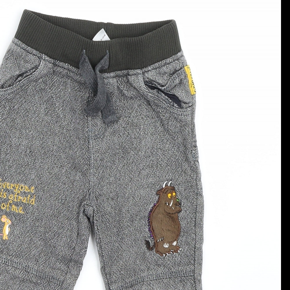 TU Boys Grey   Jogger Trousers Size 2-3 Years - The Gruffalo