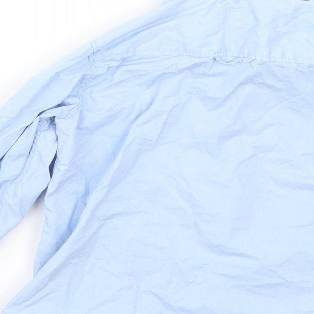 H&M Boys Blue   Basic Button-Up Size 24 Months