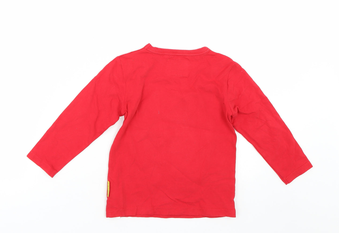 THE GRUFFALO Boys Red   Basic T-Shirt Size 3-4 Years  - The Gruffalo