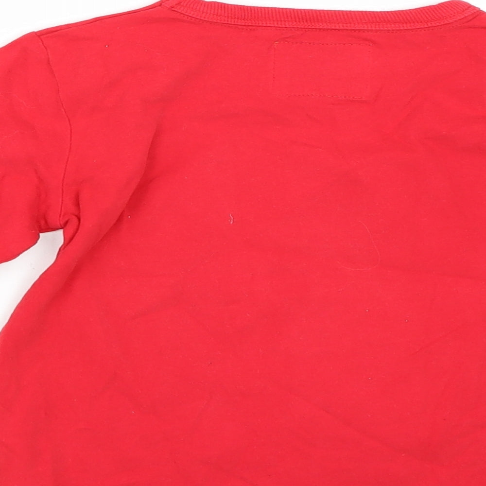 THE GRUFFALO Boys Red   Basic T-Shirt Size 3-4 Years  - The Gruffalo