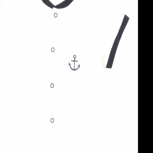 H&M Baby White   Babygrow One-Piece Size 12-18 Months