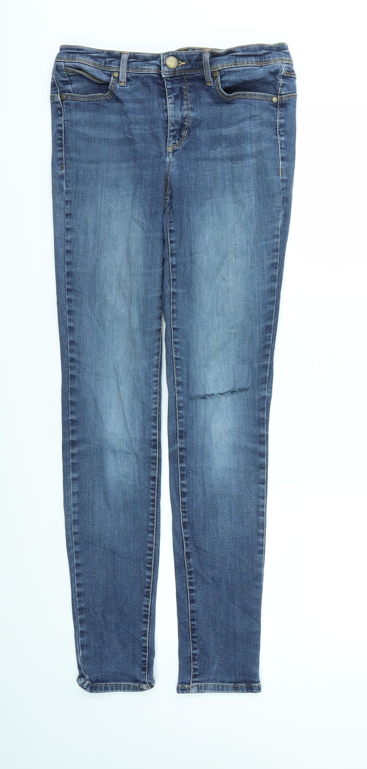 lisbeth Womens Blue   Skinny Jeans Size 10 L30 in