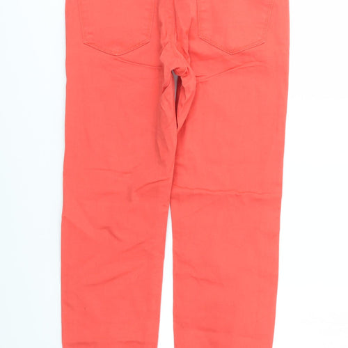 M&S Womens Red   Skinny Jeans Size 8 L28 in