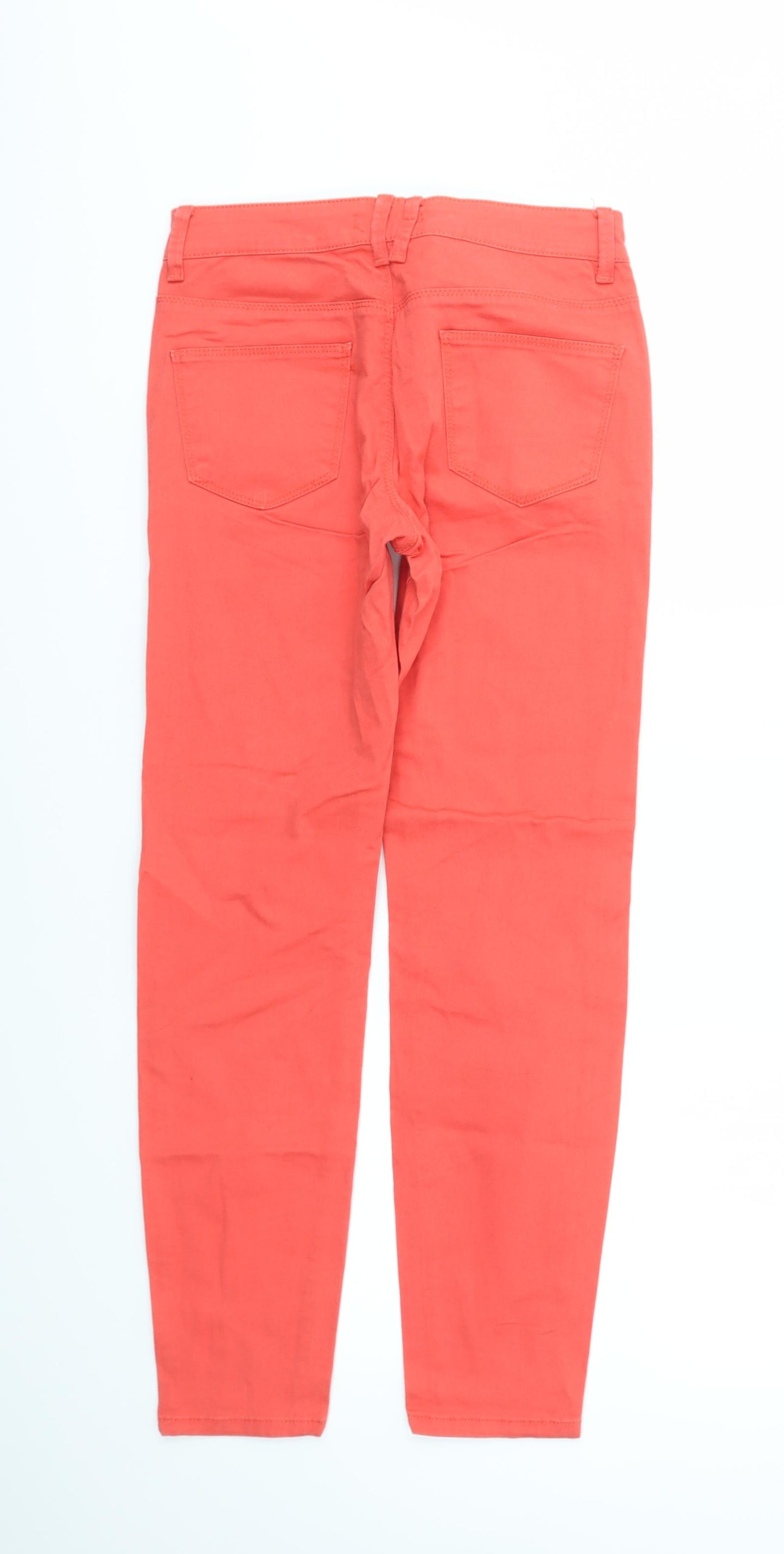 M&S Womens Red   Skinny Jeans Size 8 L28 in