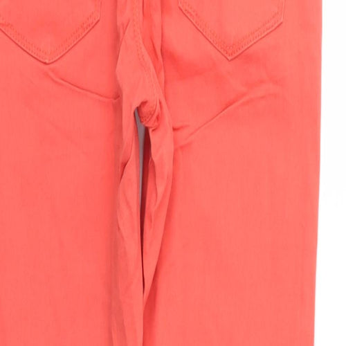 M&S Womens Red   Skinny Jeans Size 8 L28 in