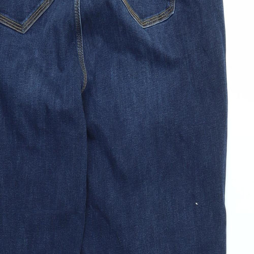 M&S Womens Blue   Straight Jeans Size 22 L27 in