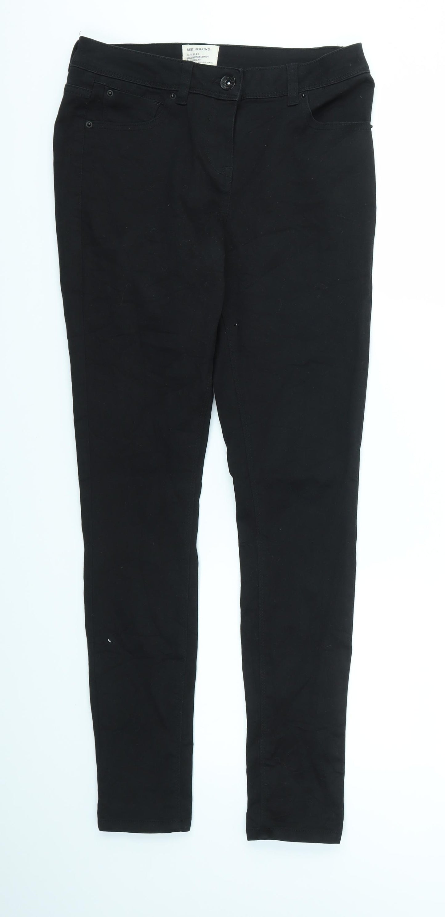Red Hearing Womens Black   Straight Jeans Size 10 L29 in