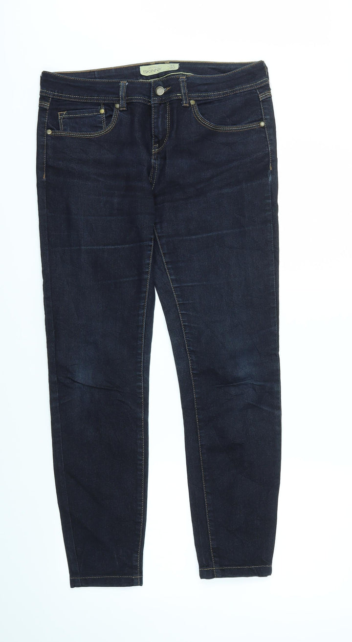 Preworn Womens Blue Straight Jeans Size 31 L28 in