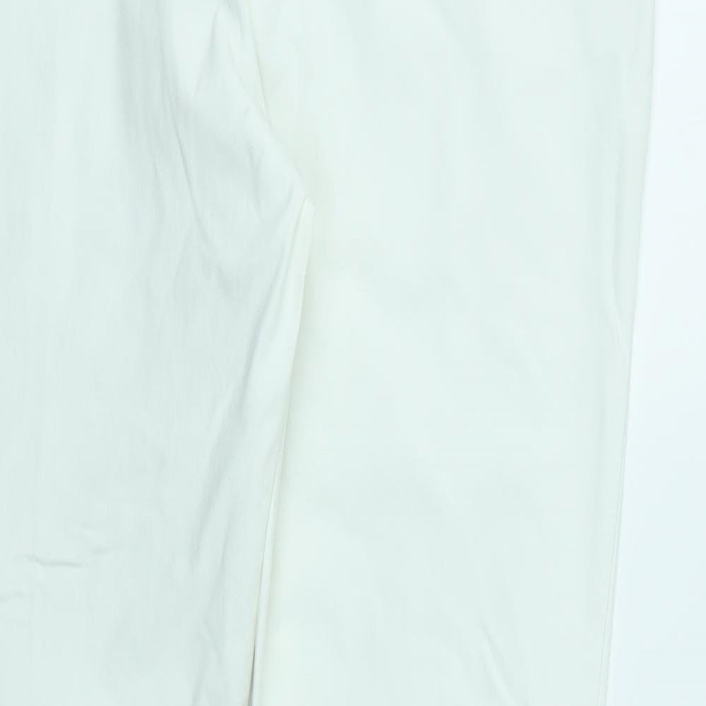George Womens White   Trousers  Size 14 L22 in